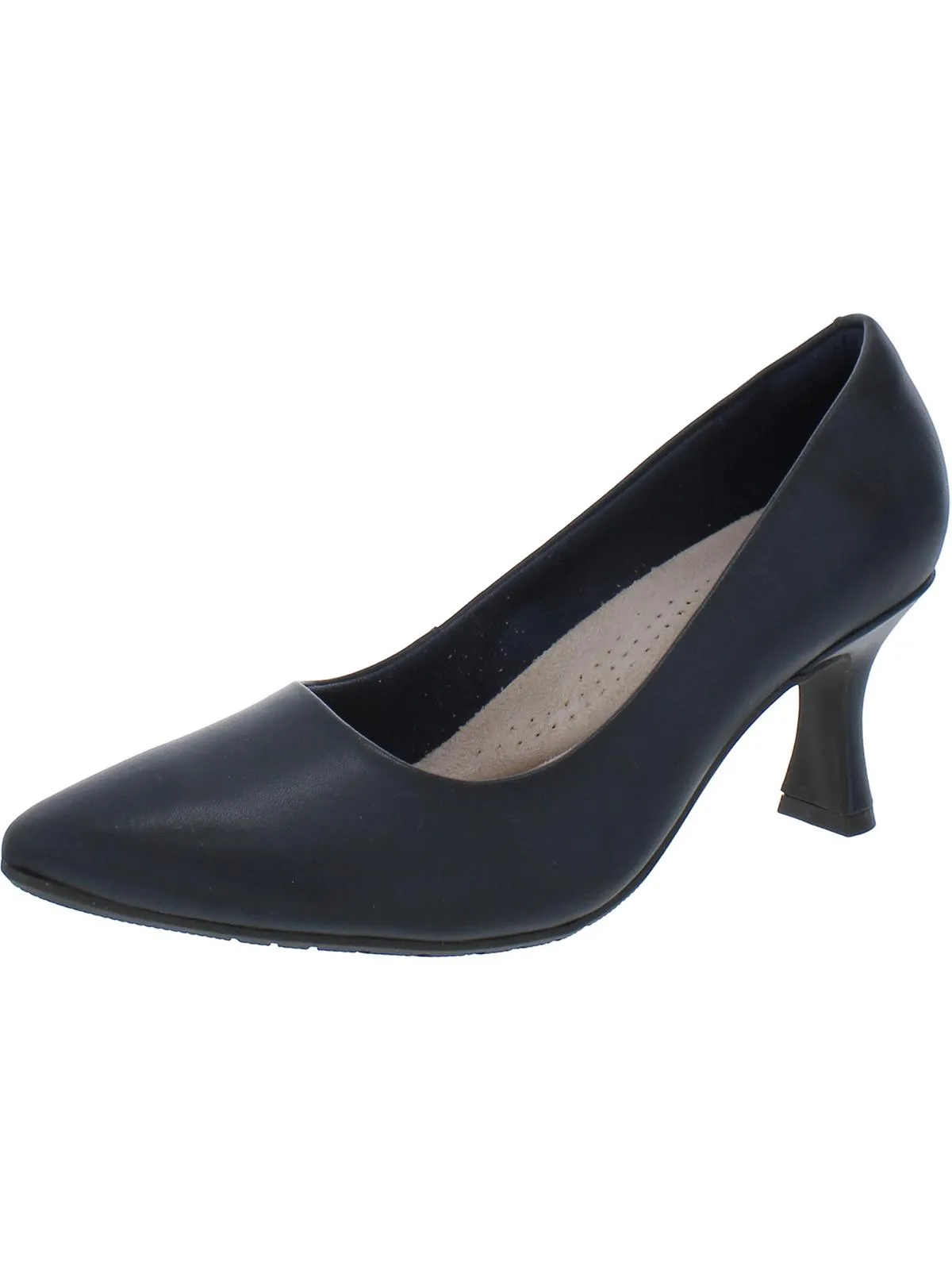 Kataleyna Gem Womens Leather Slip-On Pumps
