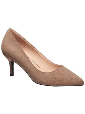 Kate Womens Faux Suede Vegan Pumps