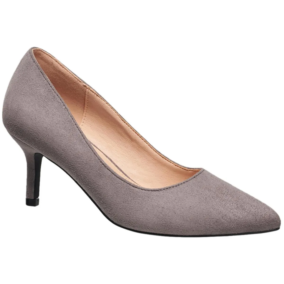 Kate Womens Faux Suede Vegan Pumps