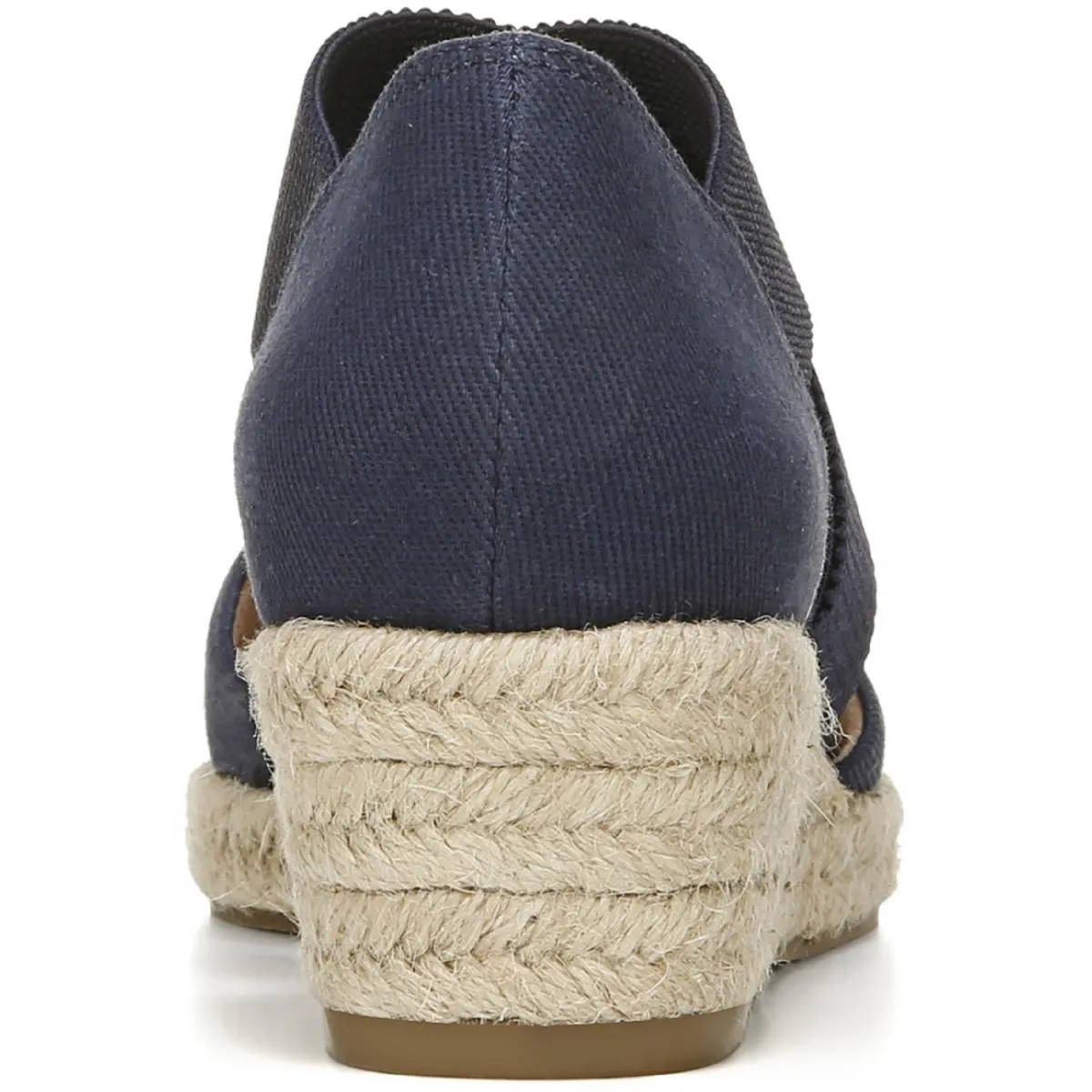 Keaton  Womens Canvas Slip On Wedge Heels