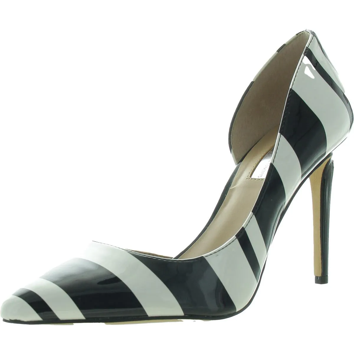 Kenjay Womens Rhinestone Pointed Toe D'Orsay Heels