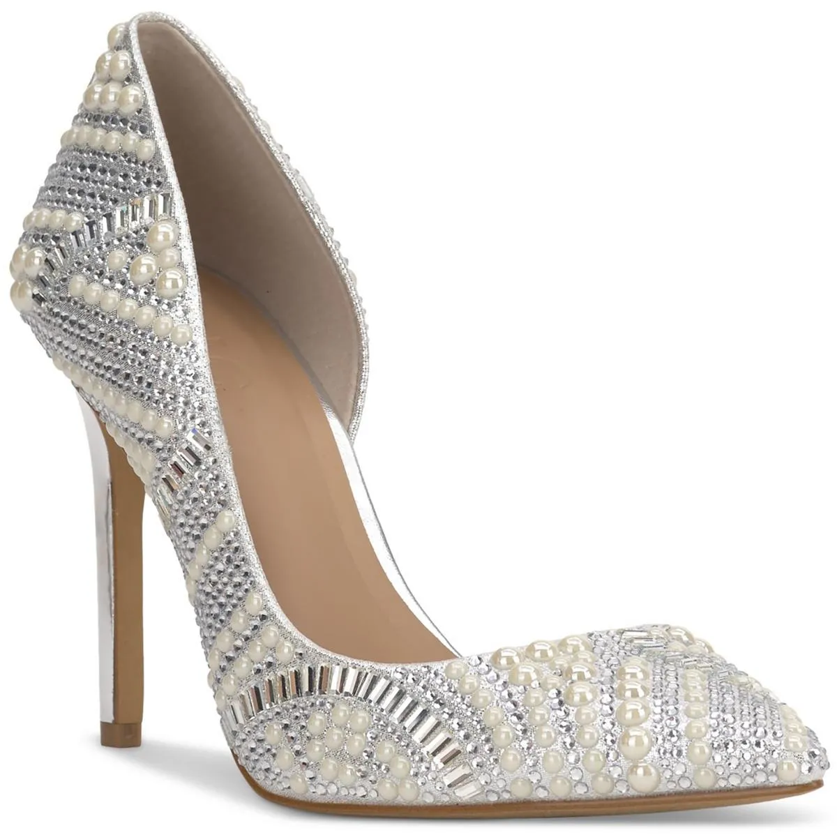 Kenjay Womens Slip On Stiletto Pumps