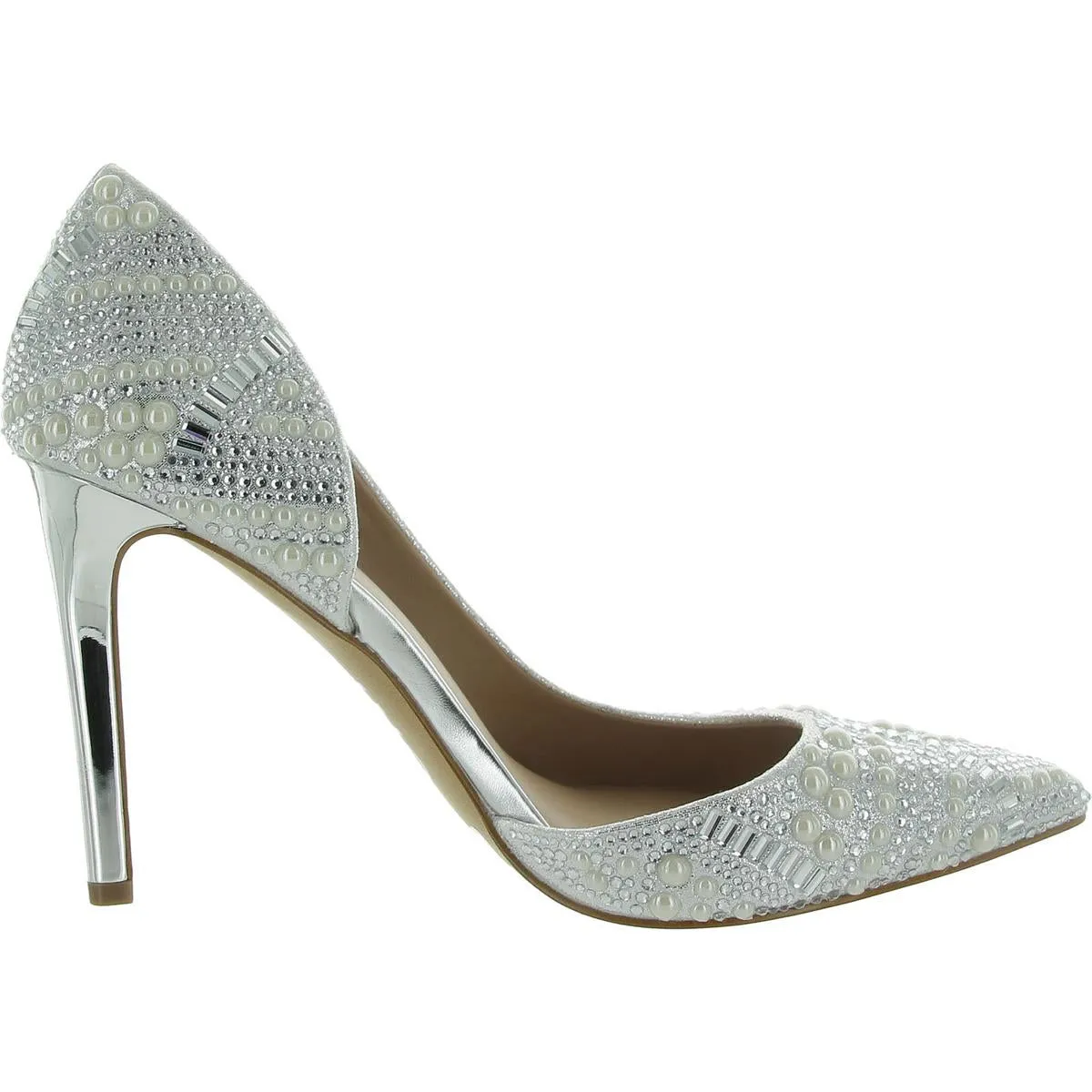 Kenjay Womens Slip On Stiletto Pumps
