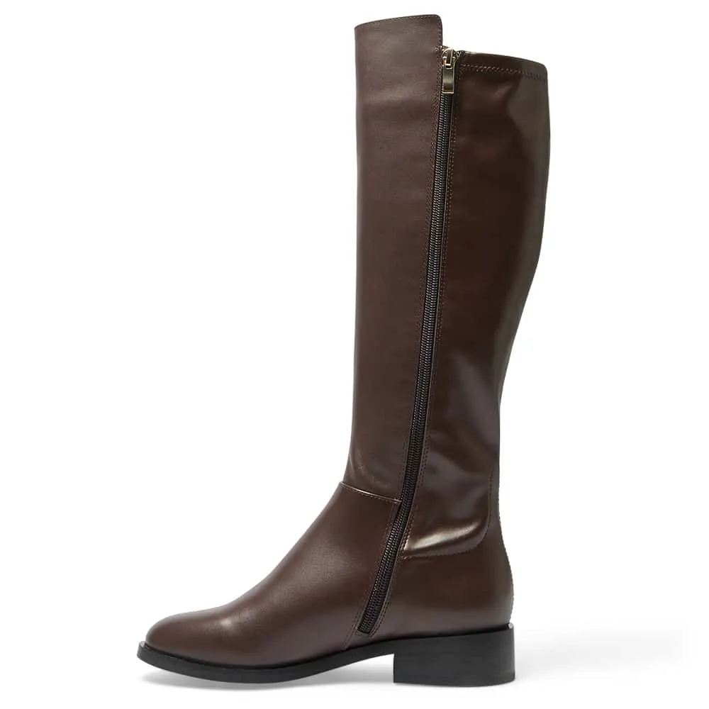 Kennedy Boot in Chocolate Glove Leather
