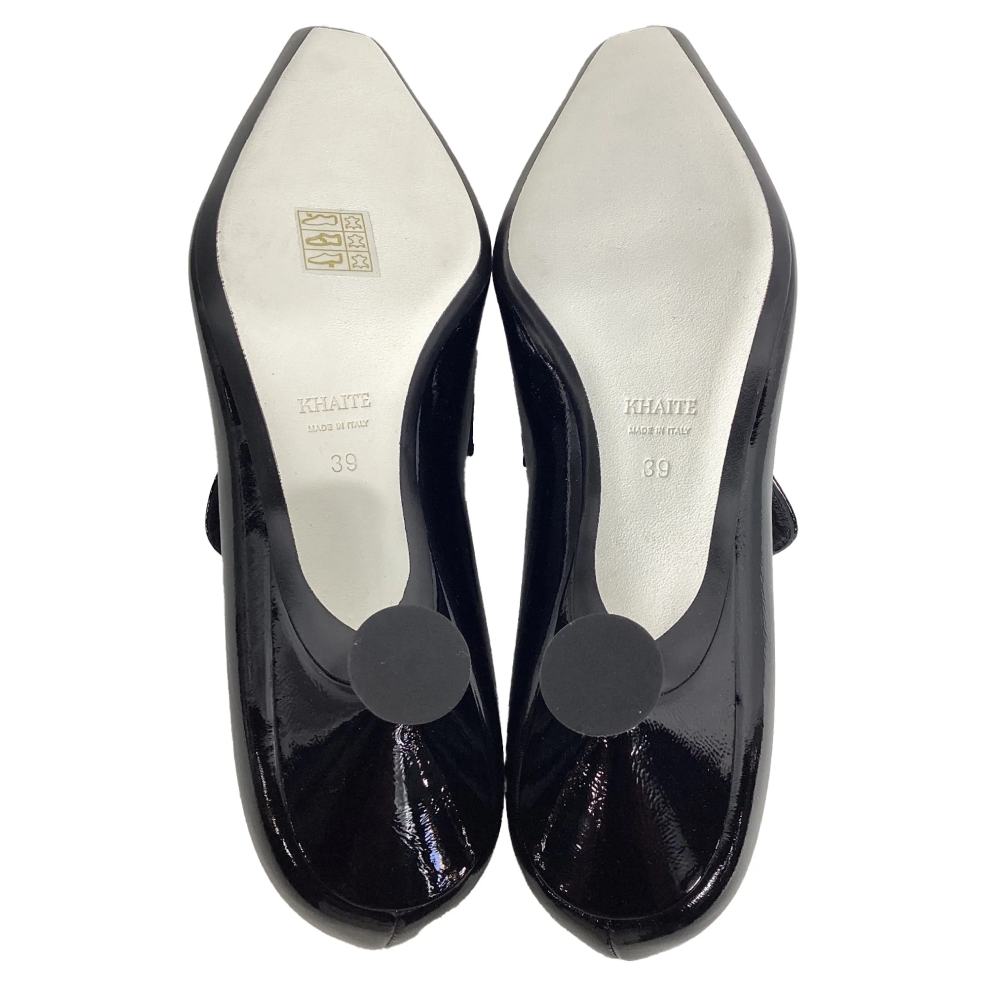 Khaite The King Point-Toe Loafers In Black Patent Leather