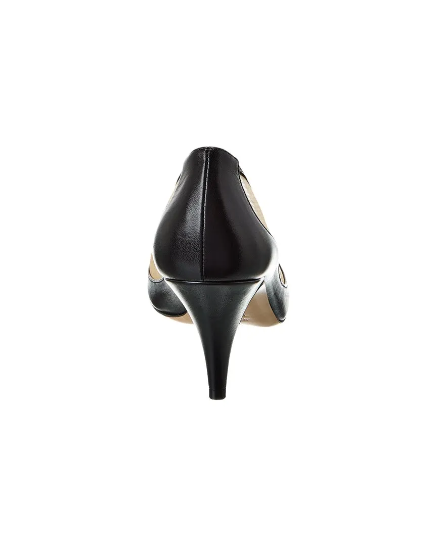 KHAITE The River Mesh & Leather Pump