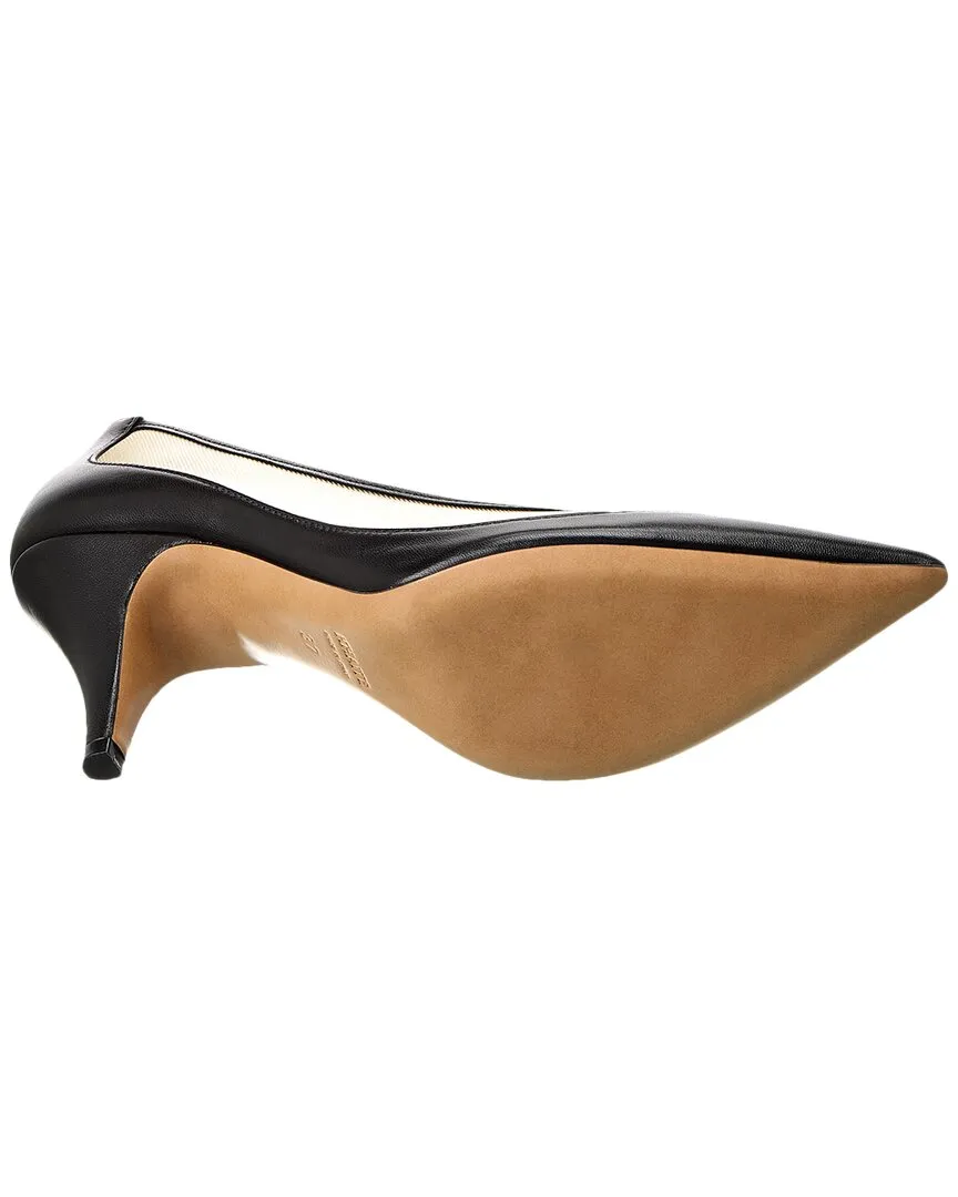 KHAITE The River Mesh & Leather Pump