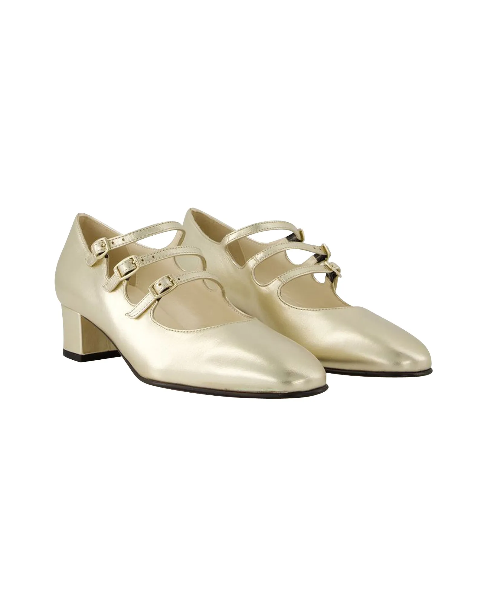Kina Pumps - Carel - Leather - Gold