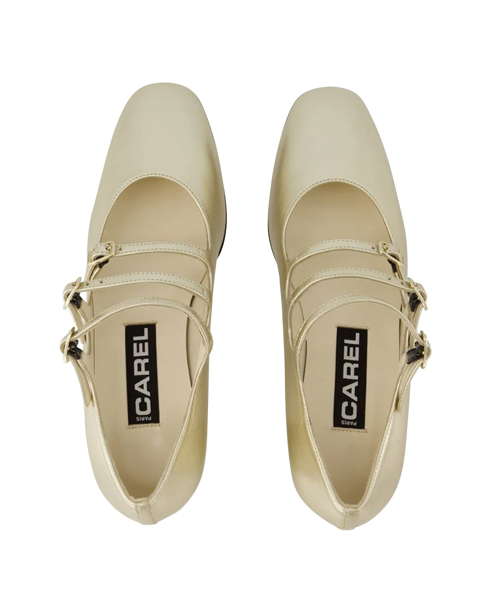 Kina Pumps - Carel - Leather - Gold