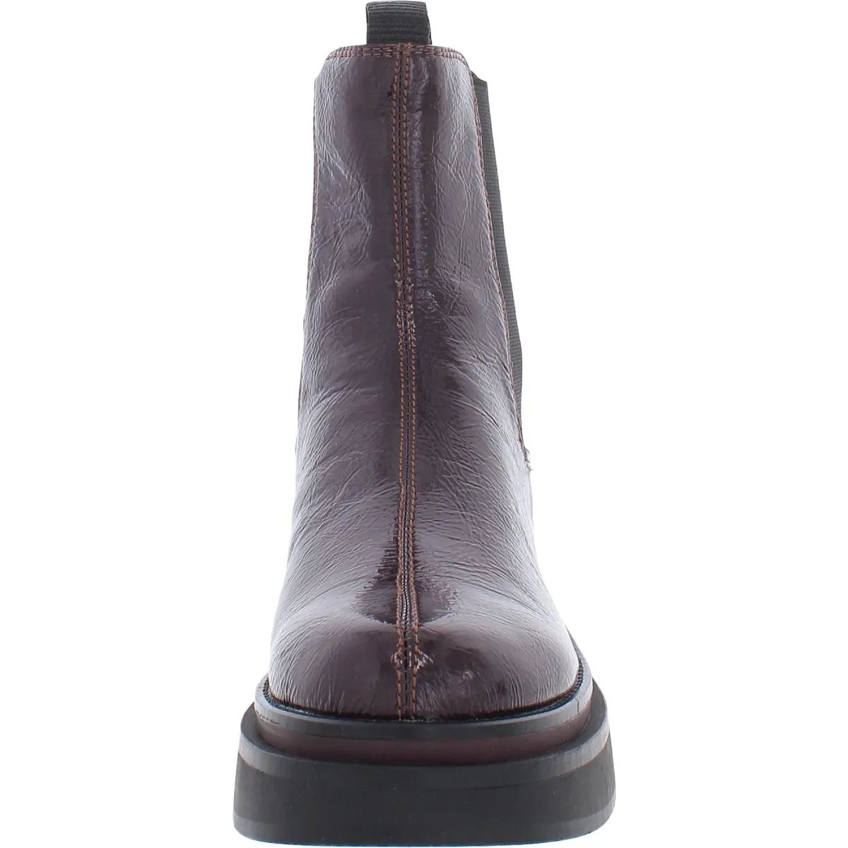 Kolton 2 Womens Patent Wedge Chelsea Boots