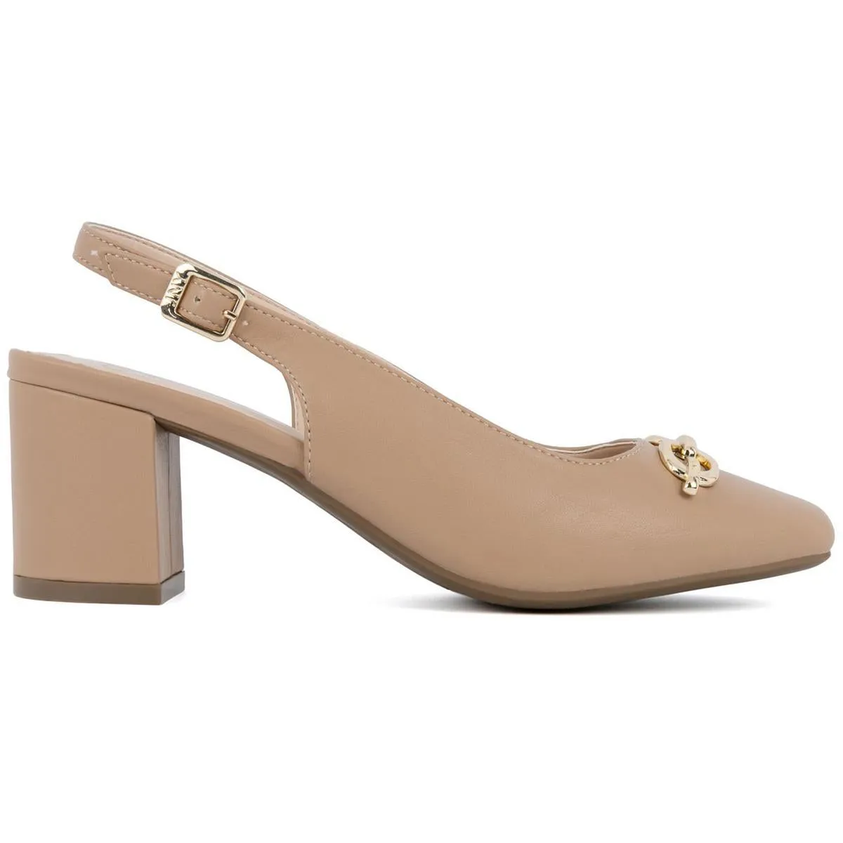 KORLA Womens Adjustable Man Made Block Heels