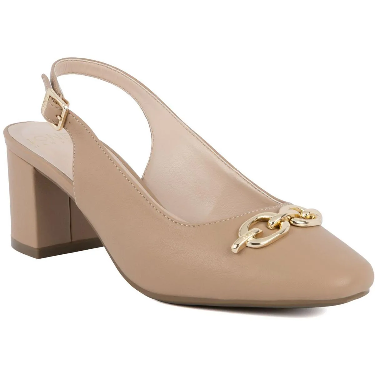 KORLA Womens Adjustable Man Made Block Heels