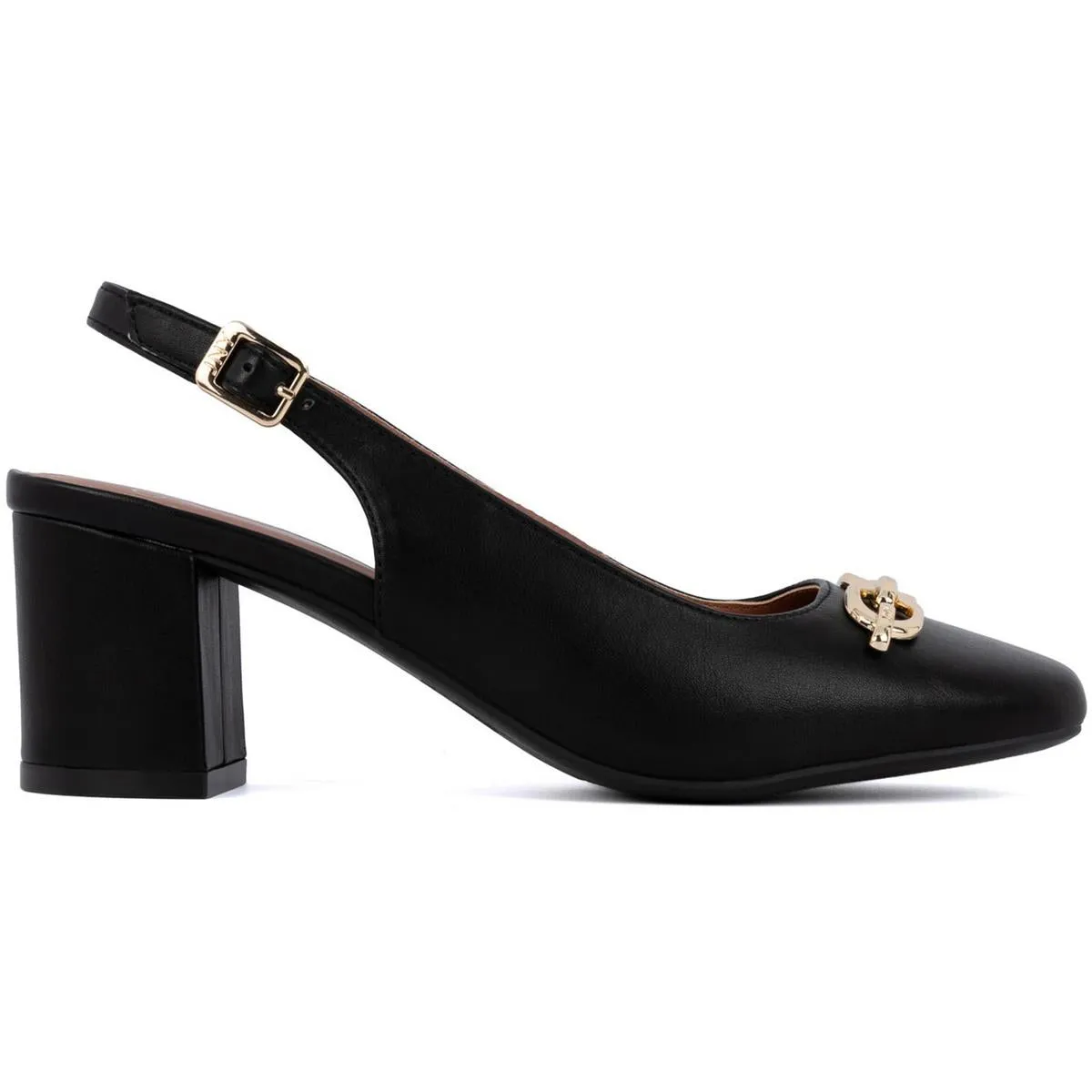 KORLA Womens Adjustable Man Made Block Heels