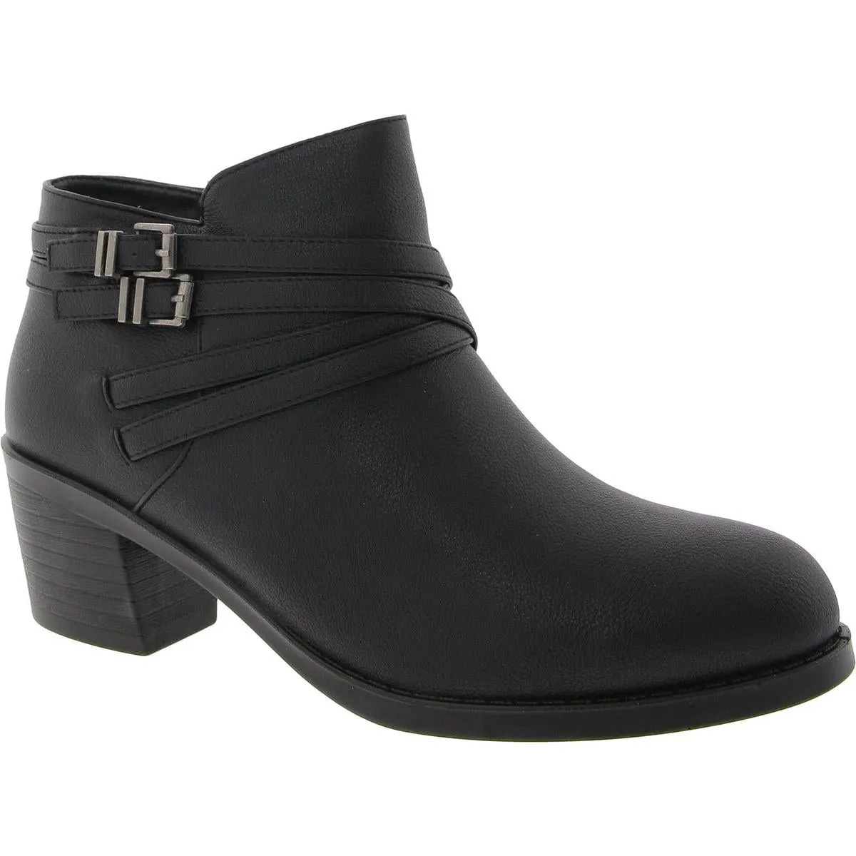 Kory Womens Strappy Manmade Ankle Boots