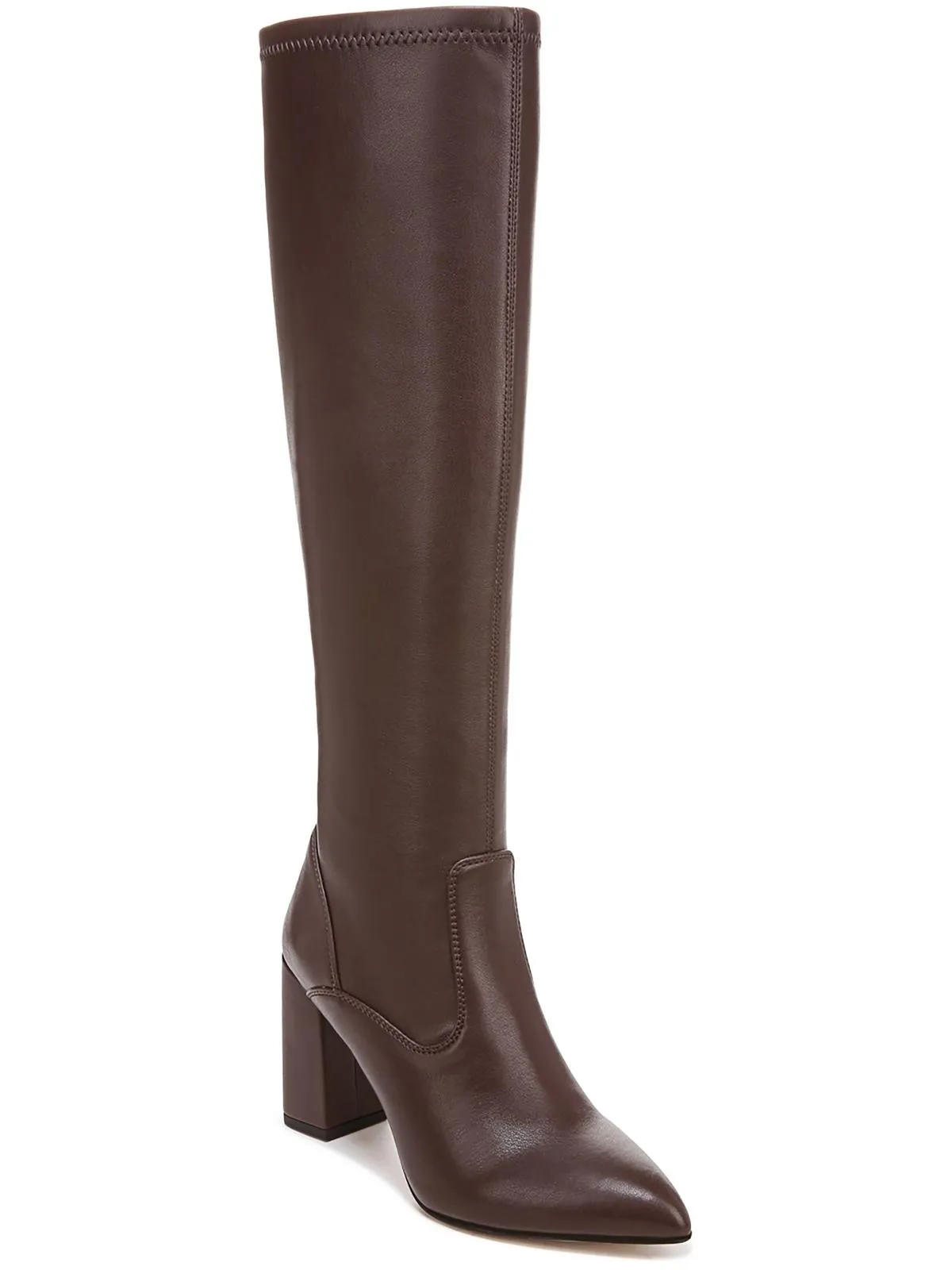 L-Kathrne WC Womens Zipper Faux Suede Knee-High Boots