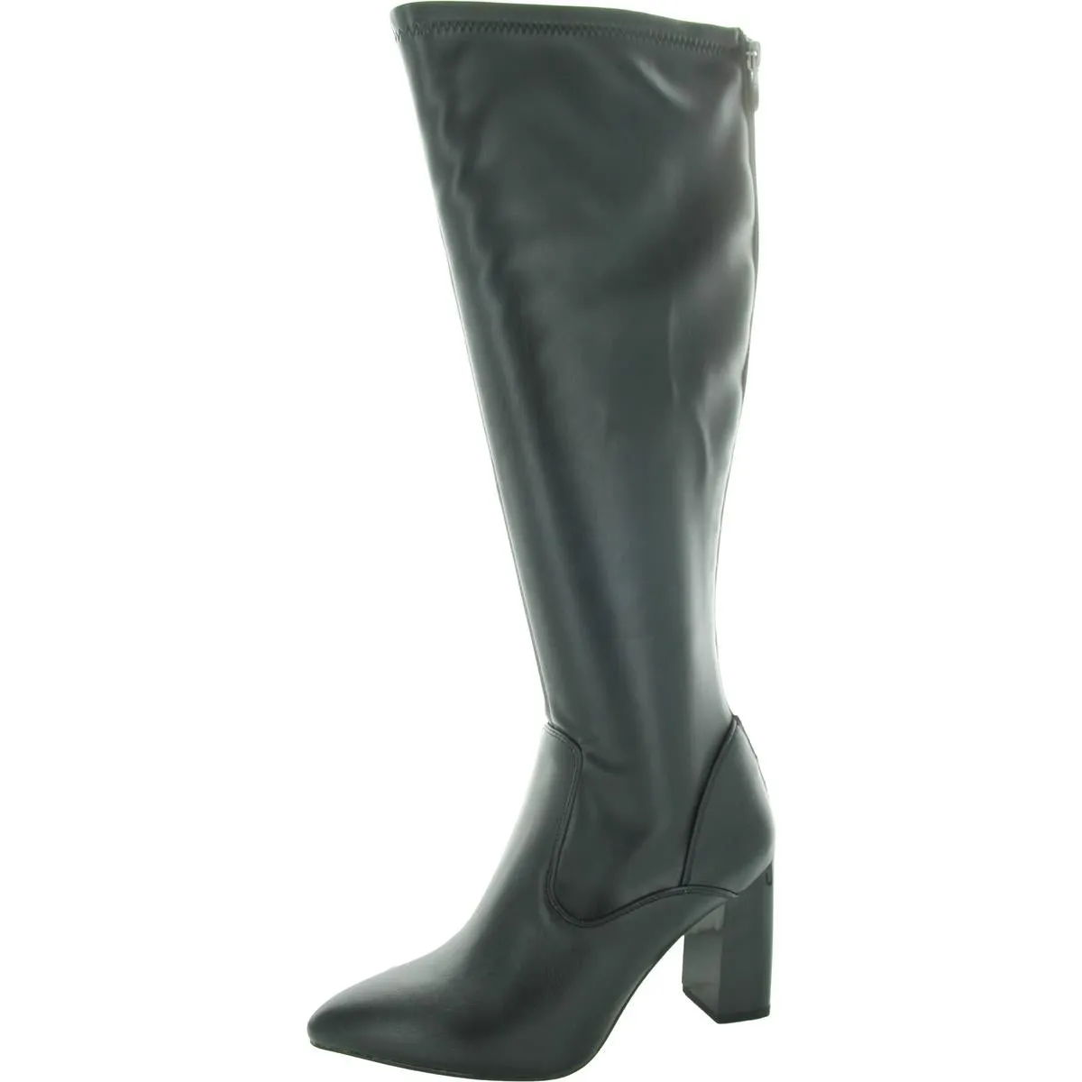 L-Kathrne WC Womens Zipper Faux Suede Knee-High Boots
