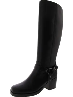 Laile 2 Womens Faux Leather Harness Knee-High Boots