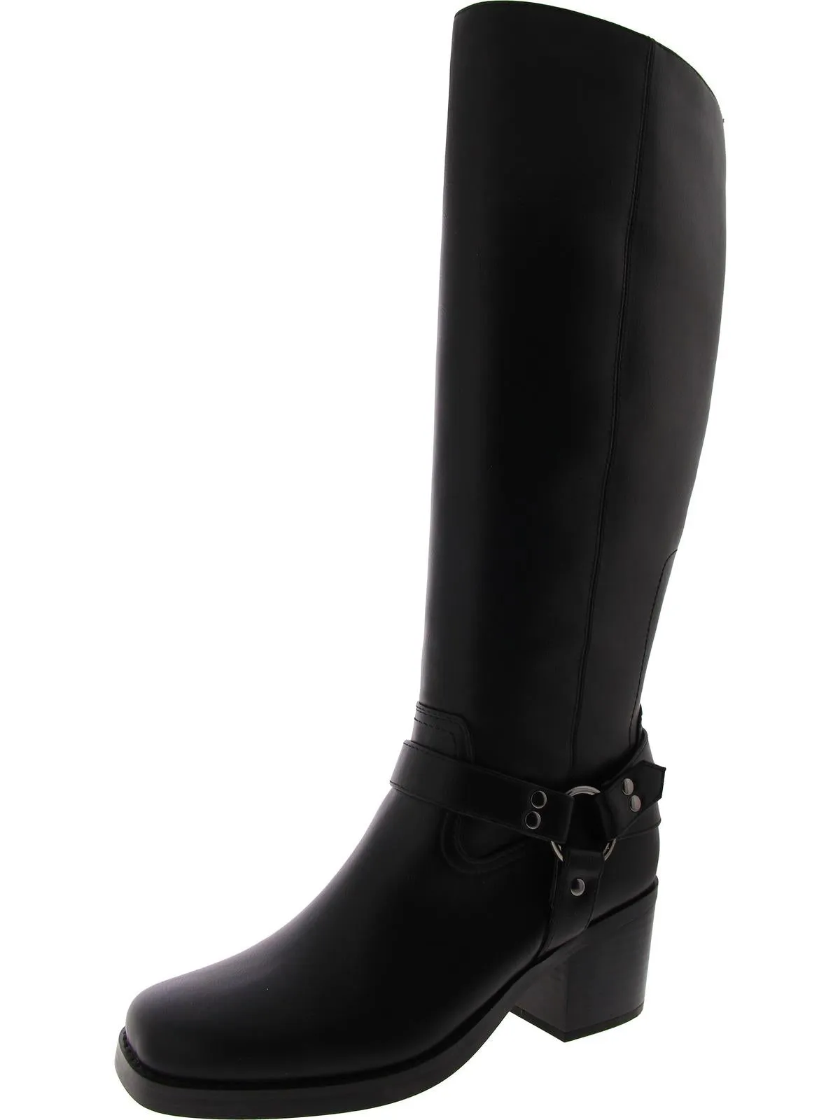 Laile 2 Womens Faux Leather Harness Knee-High Boots