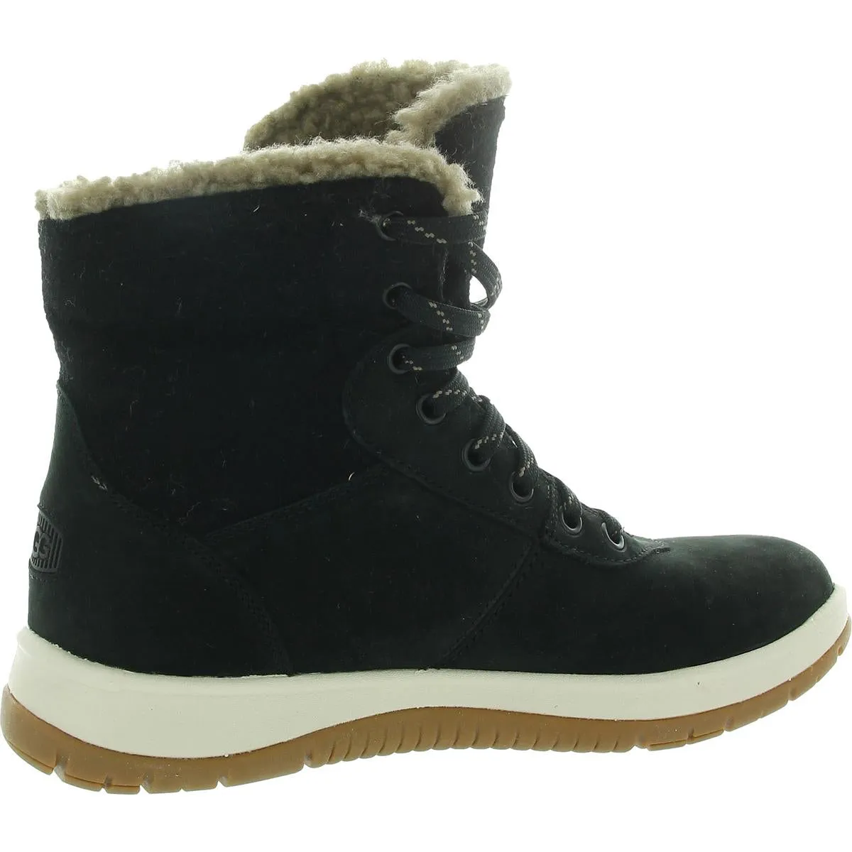 Lakesider Mid Womens Faux Fur Lined Suede Winter & Snow Boots