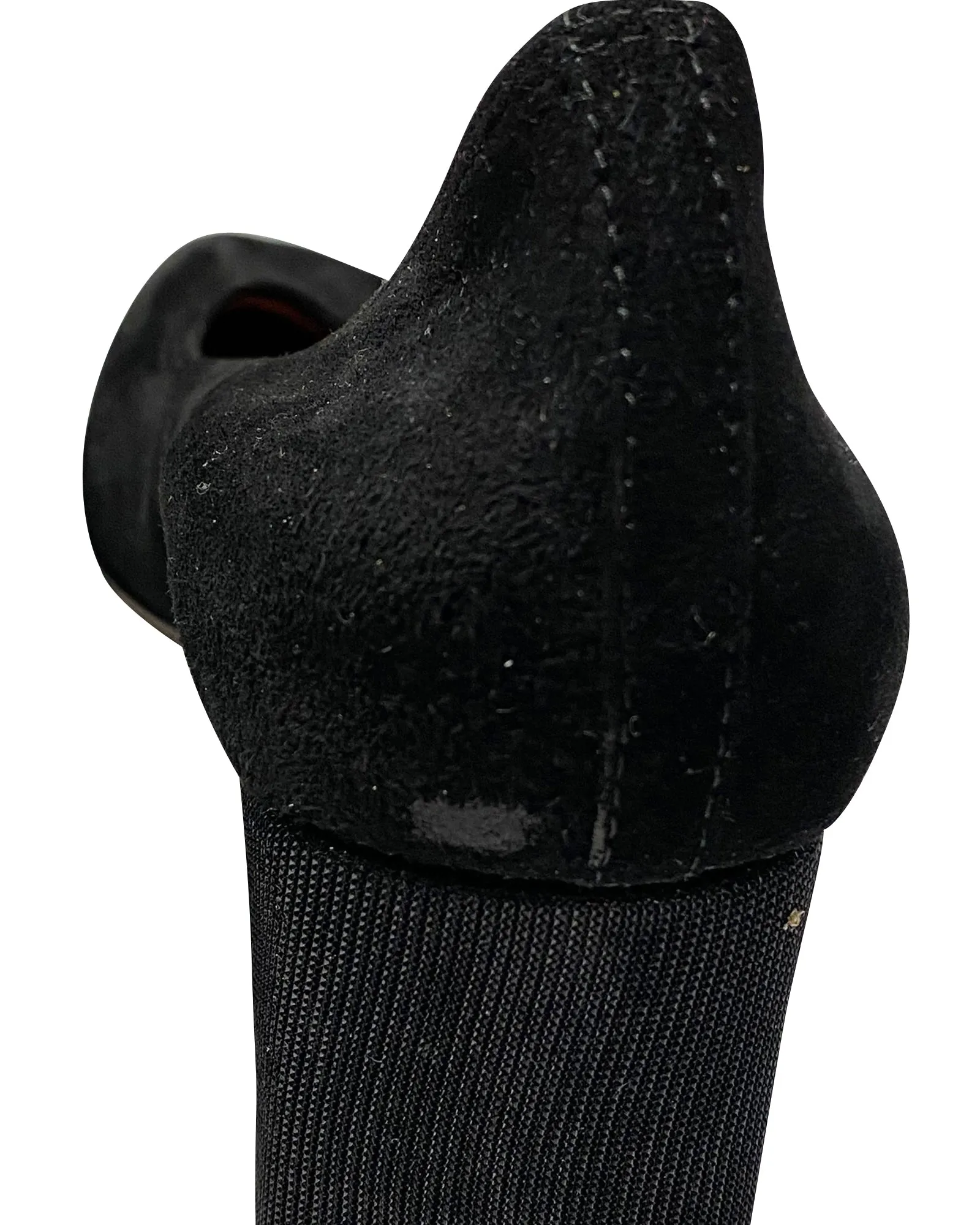 Lanvin Block-Heeled Pumps in Black Suede