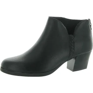 Lauryn Womens Zip Up Round Toe Shooties