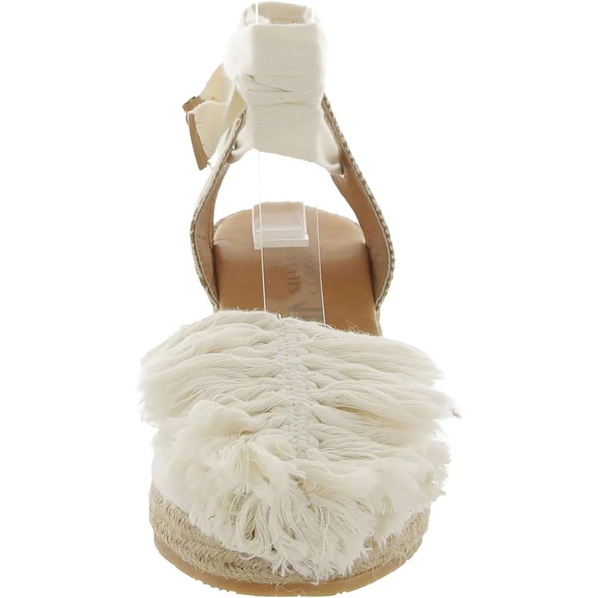Leaf Womens Canvas Espadrille Heels