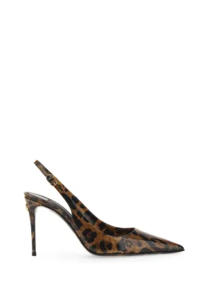 Leather Sling Back
