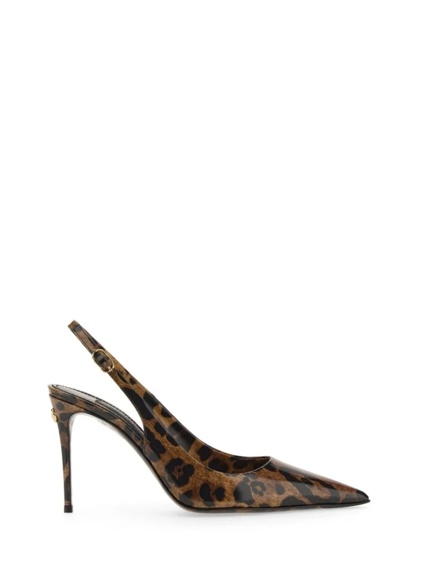 Leather Sling Back