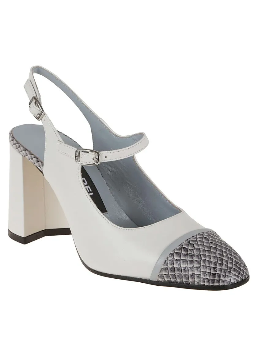 Leather Slingback Shoes