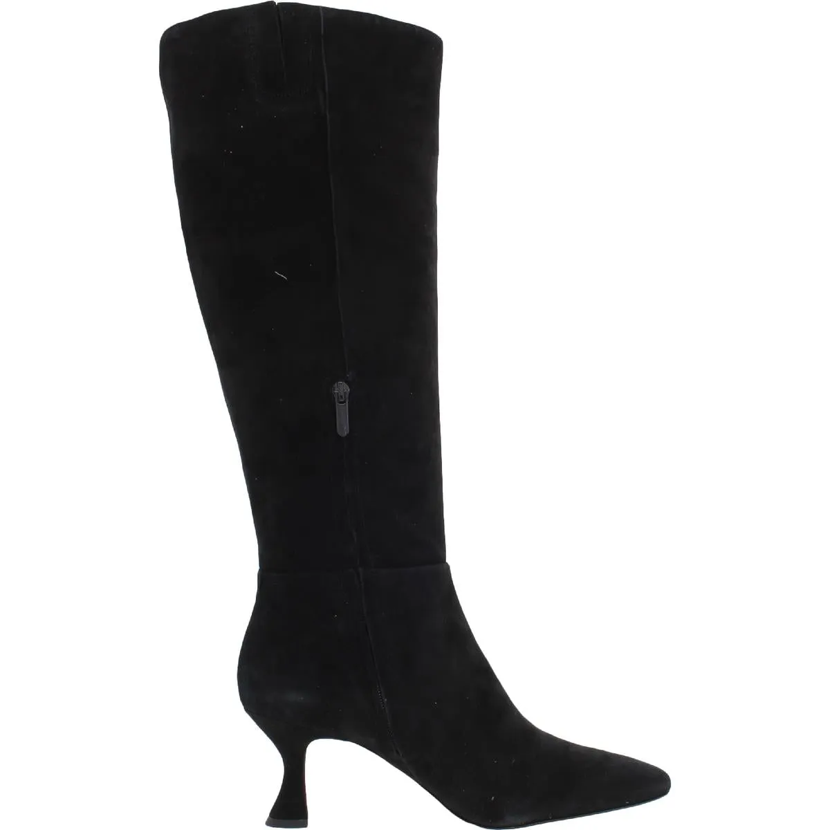 Leigh Womens Zipper Knee-High Boots