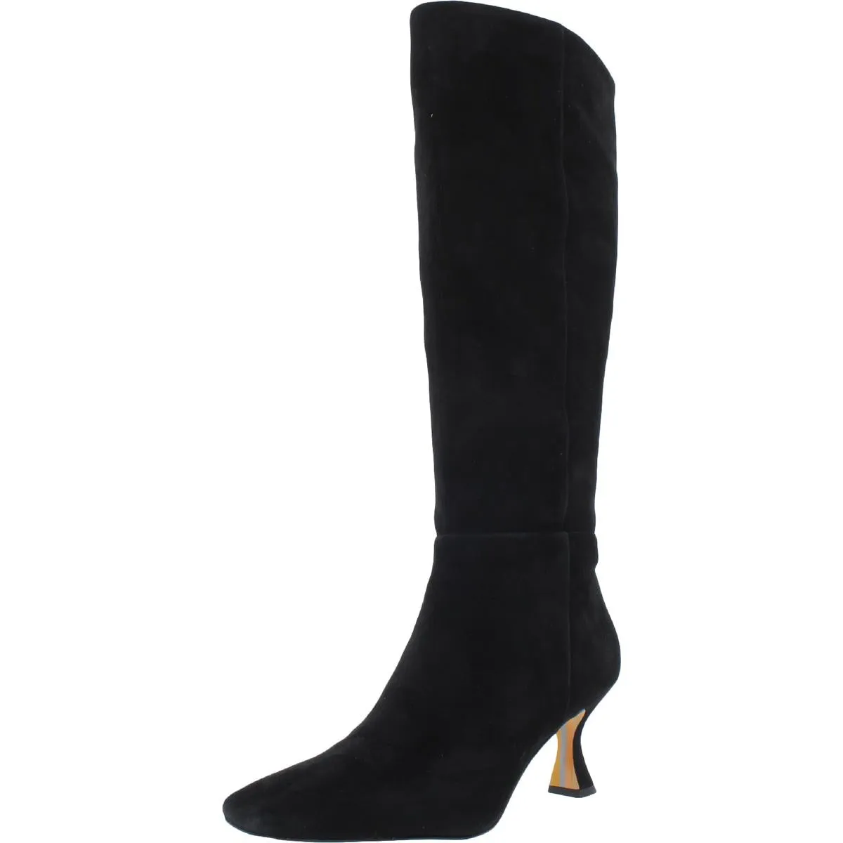 Leigh Womens Zipper Knee-High Boots
