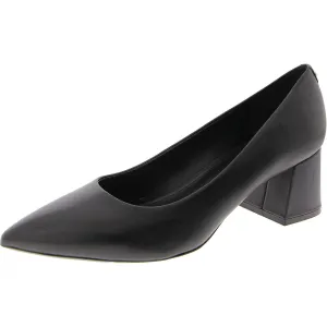 Lenott Womens Leather Pointed Toe Pumps