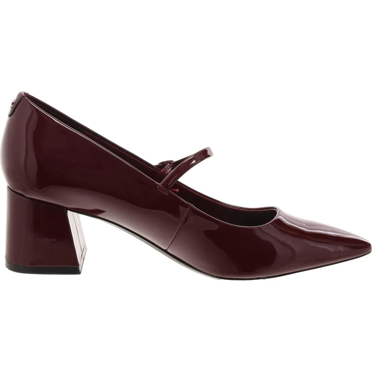 Leora Womens Patent Pointed Toe Mary Jane Heels