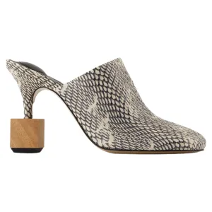 Les Mules Bisou - Jacquemus - Leather - Animal print
