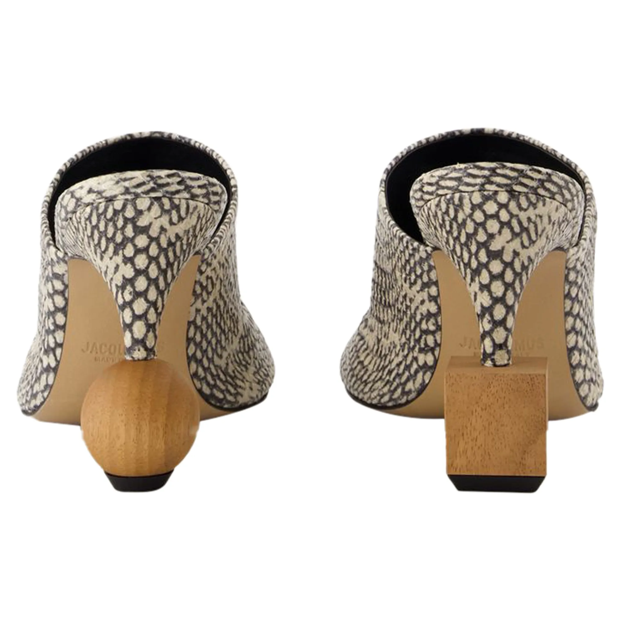 Les Mules Bisou - Jacquemus - Leather - Animal print