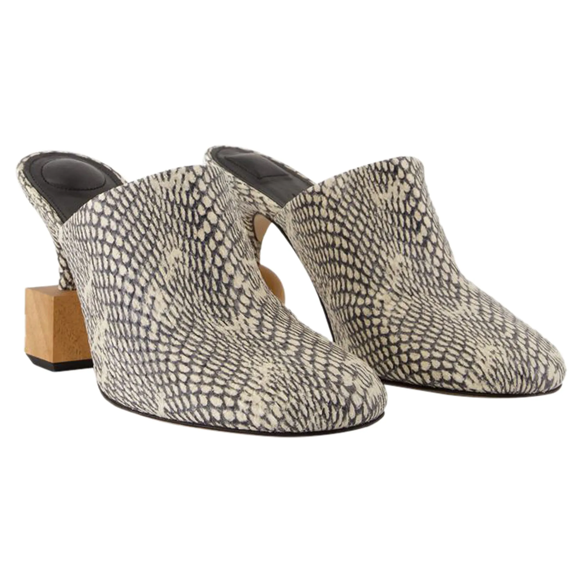 Les Mules Bisou - Jacquemus - Leather - Animal print
