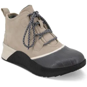Linette Womens Faux Fur Lined Man Made Combat & Lace-Up Boots