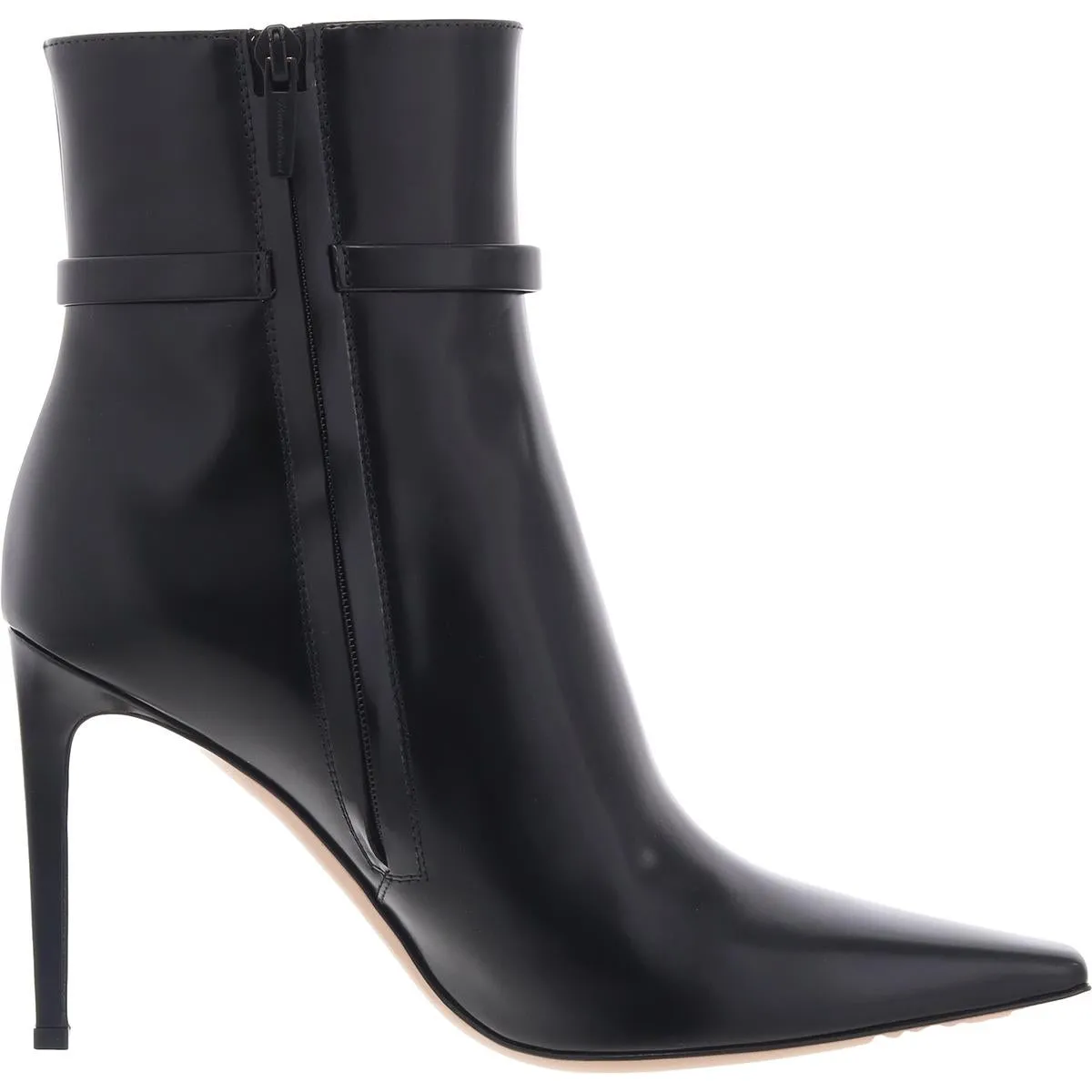Linsay 95 Womens Zipper Leather Shooties
