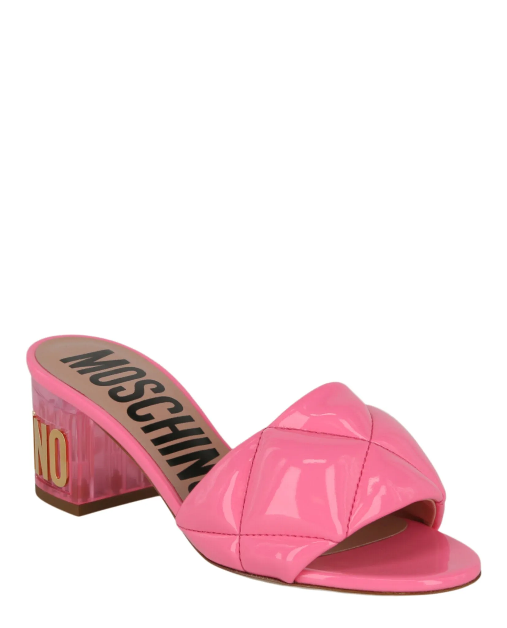 Logo Quilted Mules