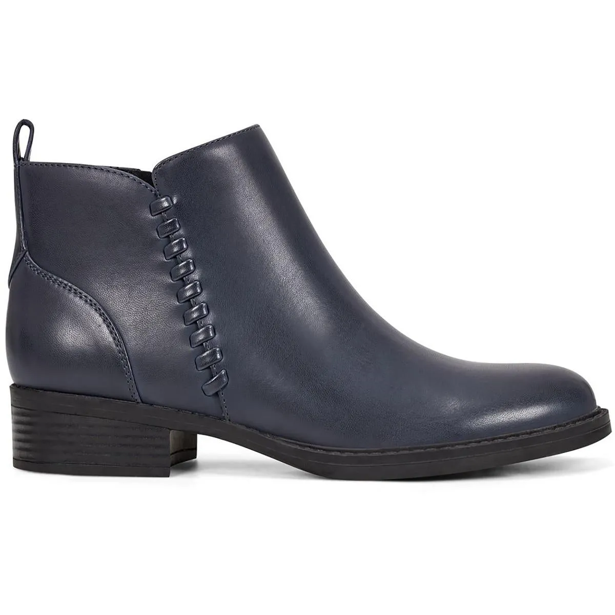 Lorand 3 Womens Faux Leather Zipper Booties