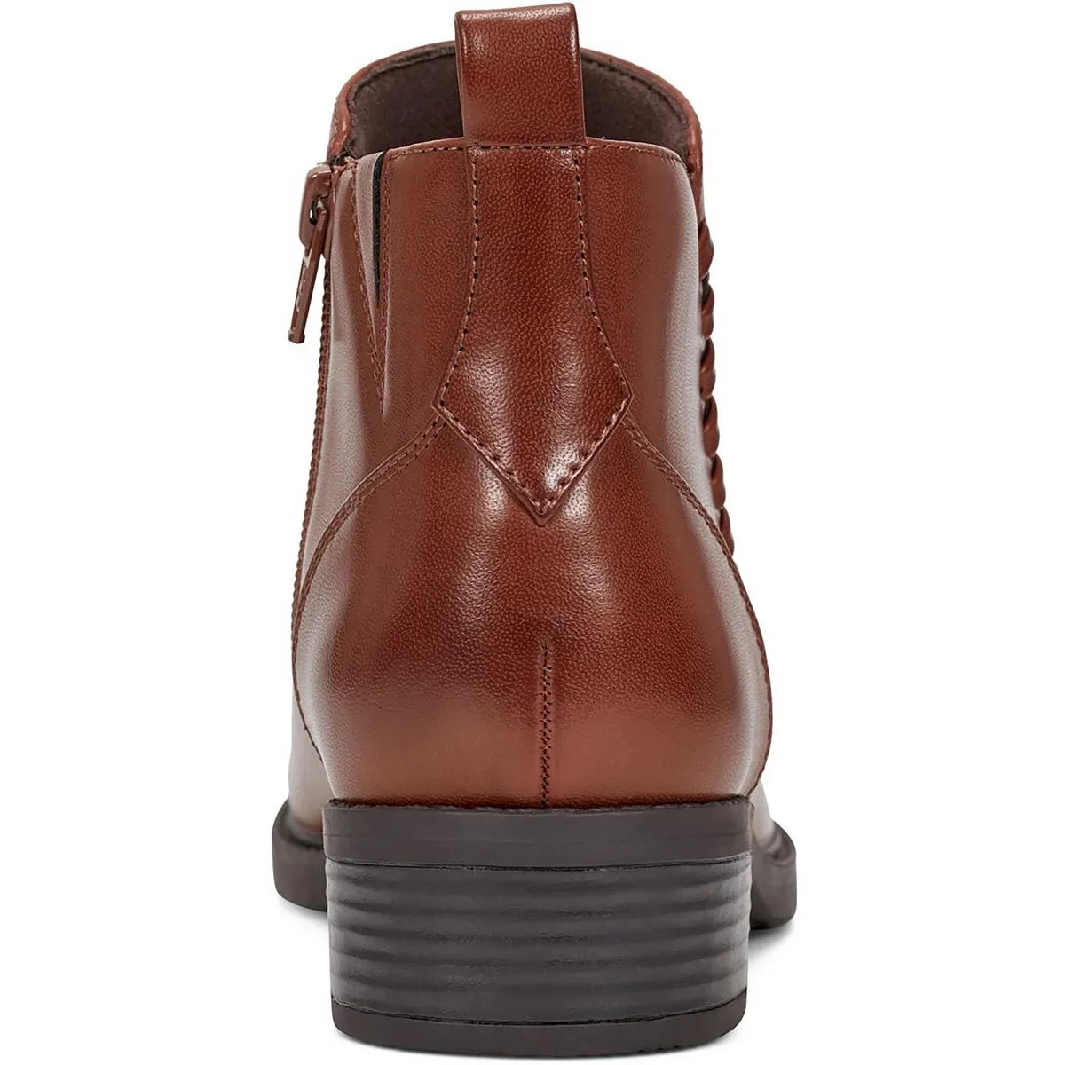 Lorand 3 Womens Faux Leather Zipper Booties