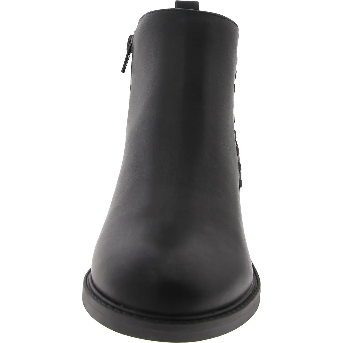 Lorand 3 Womens Faux Leather Zipper Booties