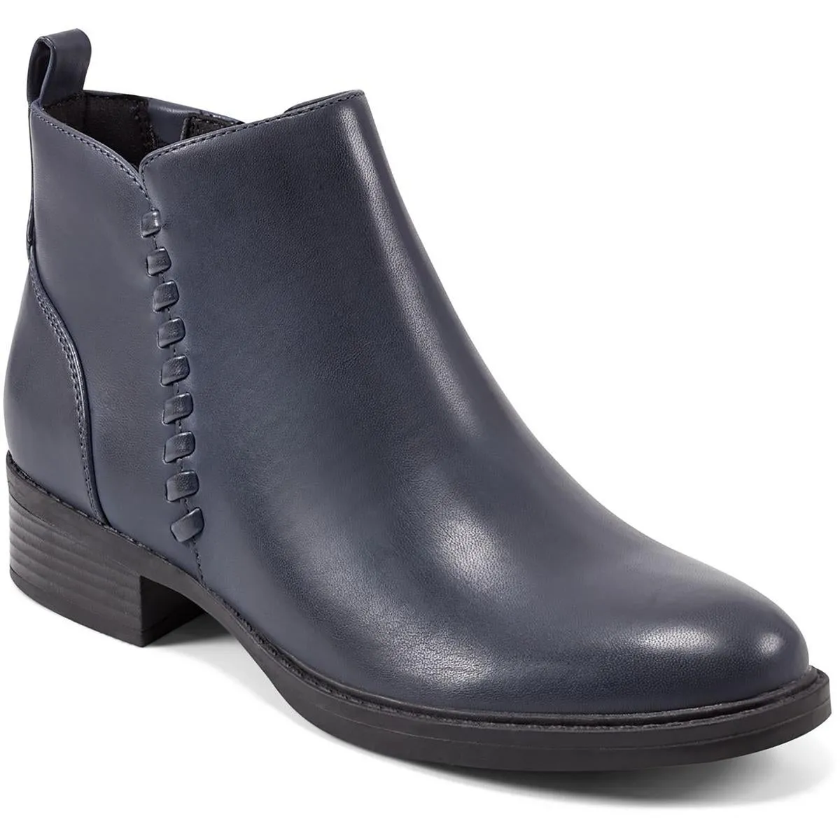 Lorand 3 Womens Faux Leather Zipper Booties