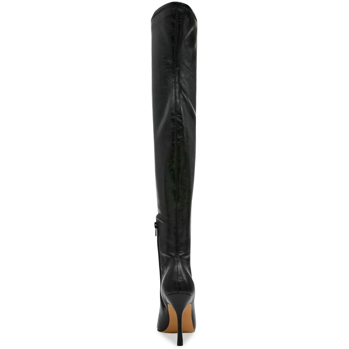 LORINDA Womens Zipper Faux Leather Knee-High Boots