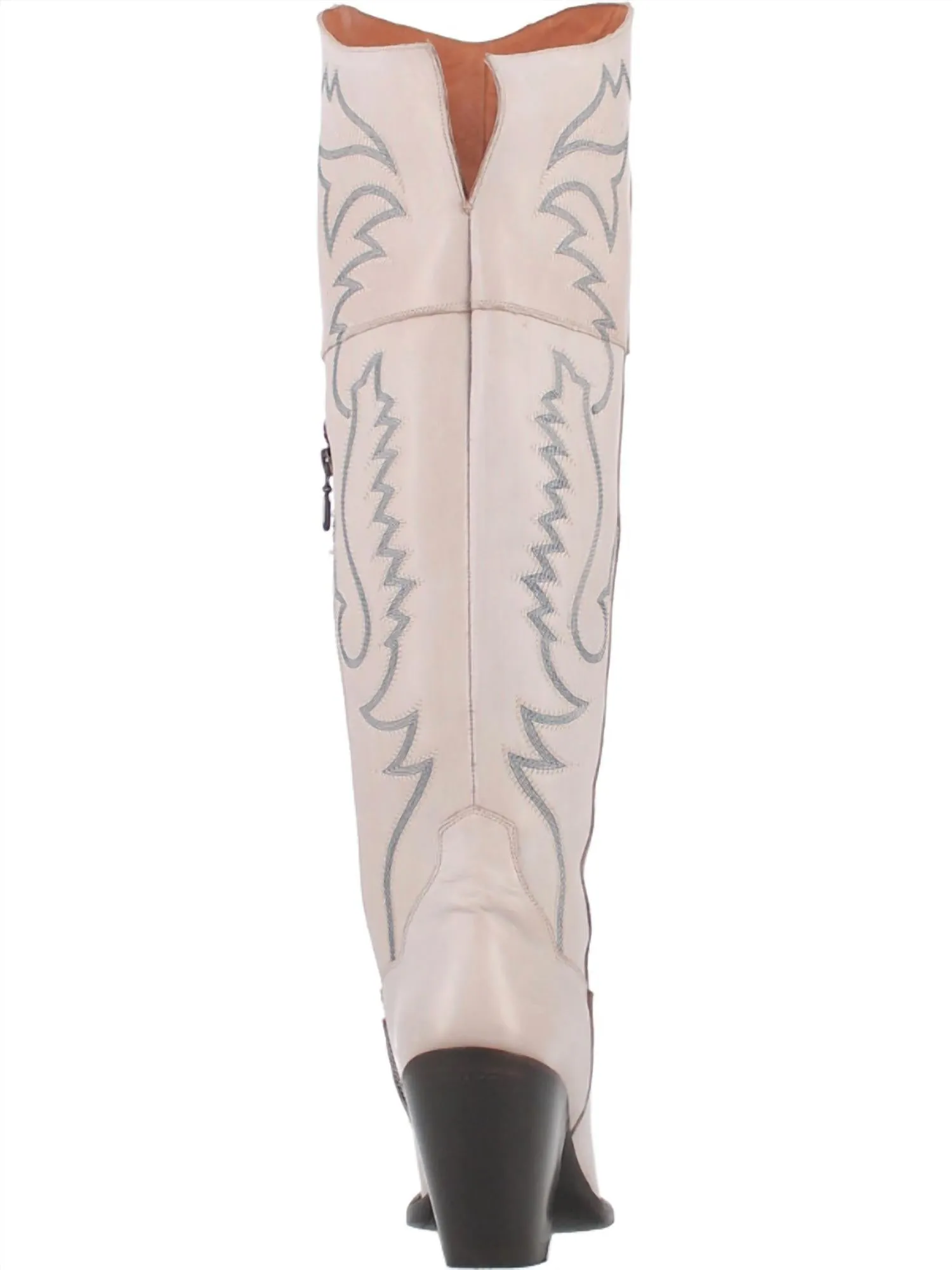 Loverly Leather Boot In White