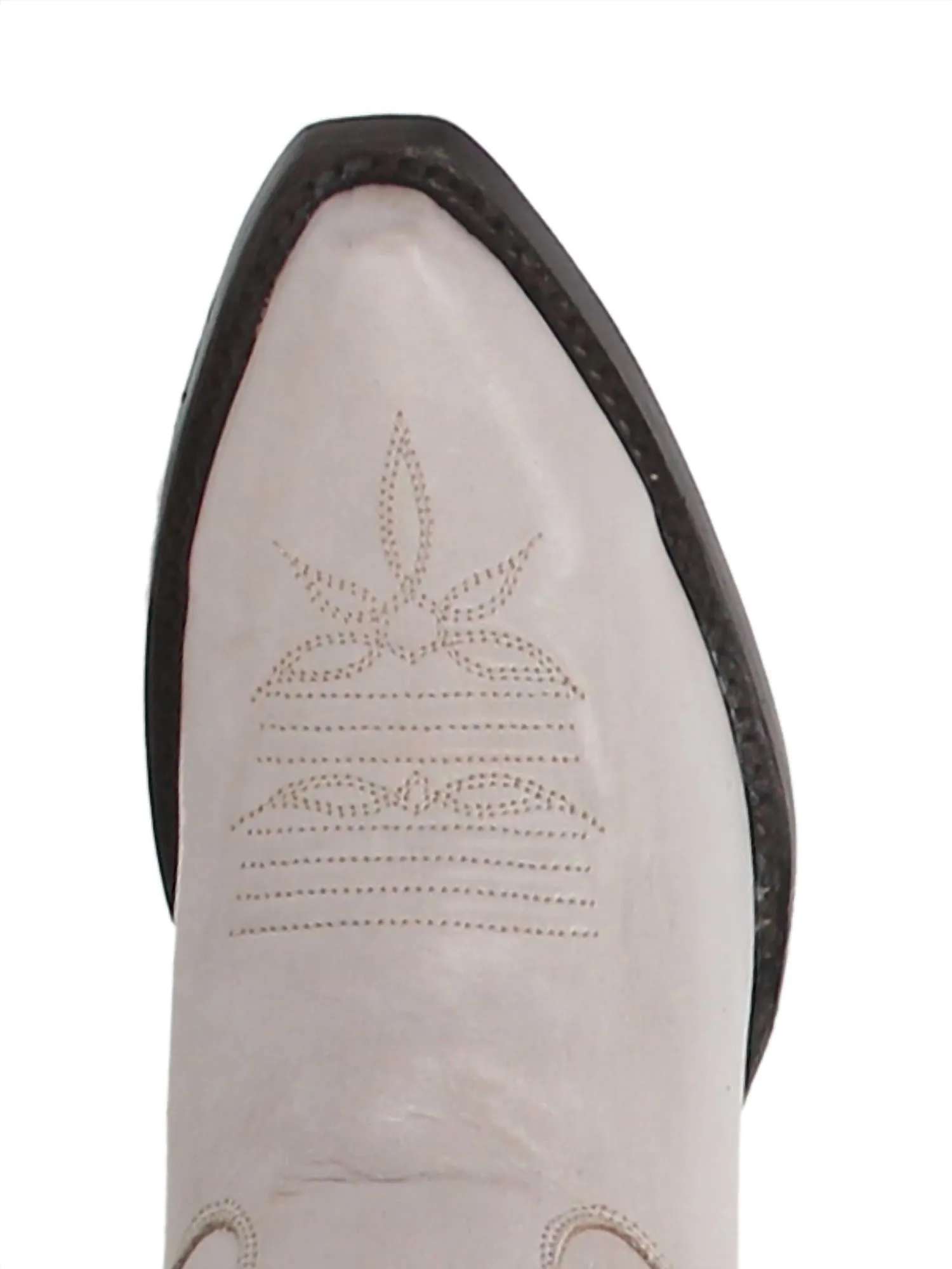 Loverly Leather Boot In White
