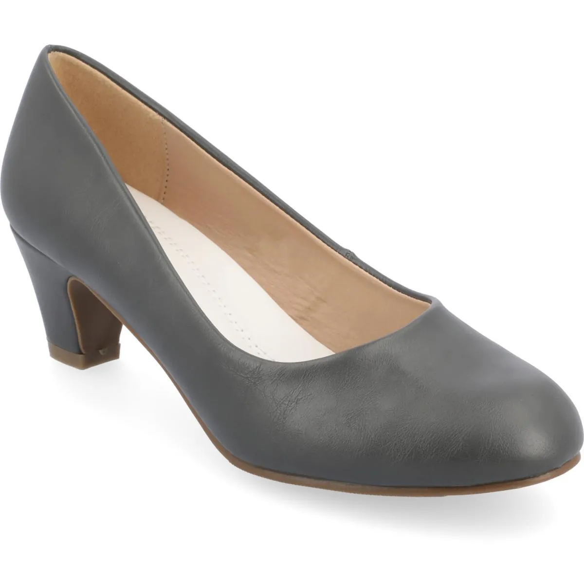 Luu Womens Cushioned Footbed Closed Toe Dress Heels