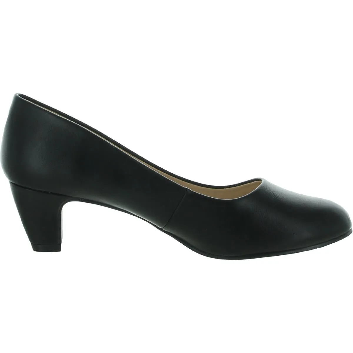 Luu Womens Cushioned Footbed Closed Toe Dress Heels
