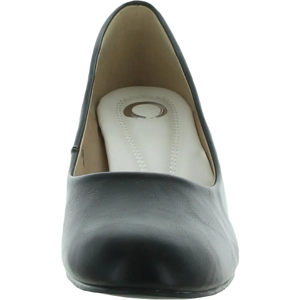 Luu Womens Cushioned Footbed Closed Toe Dress Heels
