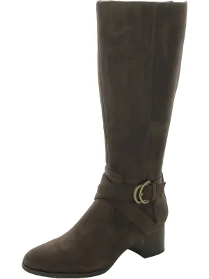 Maelie Womens Faux Suede Tall Knee-High Boots